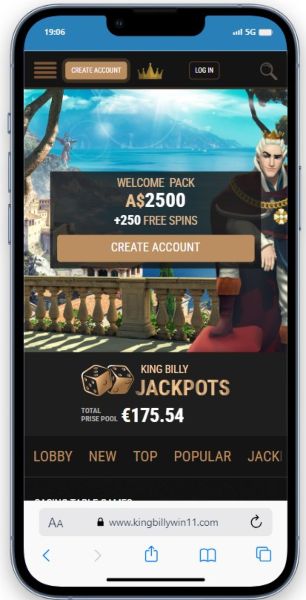 Kingbilly Casino Mobile King Billy Casino Mobile