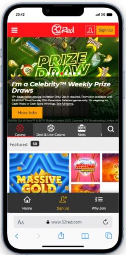 32Red Casino mobile 32Red mobile Casino