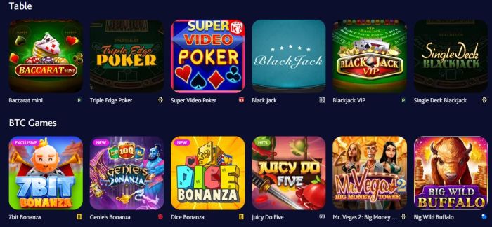 7bit Australian Casino Table Games 7bit Casino Table Games