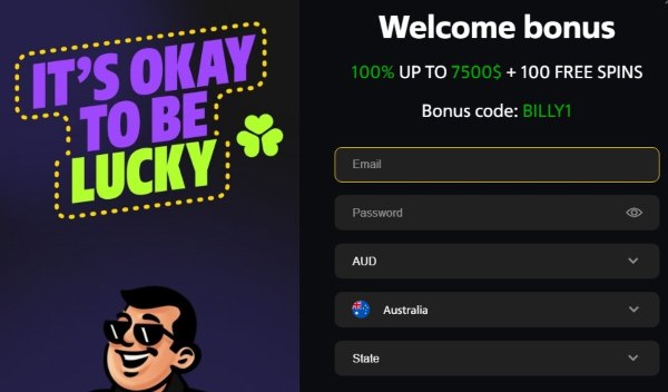 Billy Billion Casino sign up Billy Billion Casino login