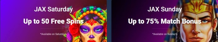 Jax Casino Welcome Bonuses Casino Jax Bonus