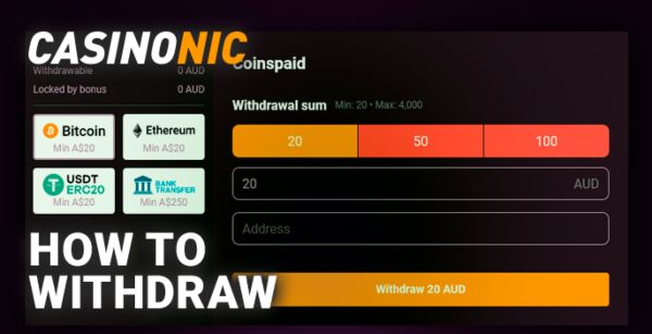 Casinonic Online Casino Withdrawal Casinonic Aussie Casino Pay Out