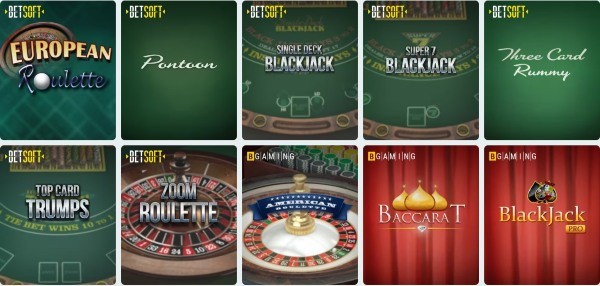 Golden Reels Table Games Golden Reels Table Games