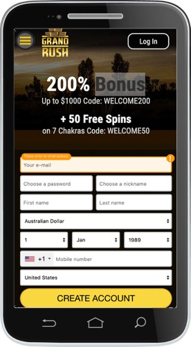Grand Rush casino mobile login Grand Rush casino app download