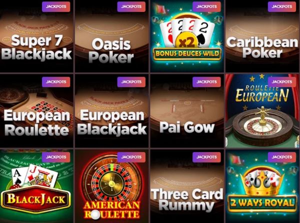 Gunsbet Casino Table Games Gunsbet Table Games