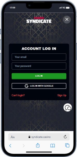 Mobile Casino Login