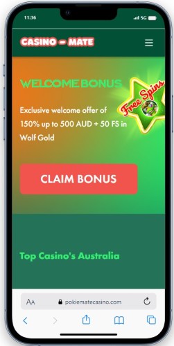 Pokie Mate Mobile Casino Pokie Mate app
