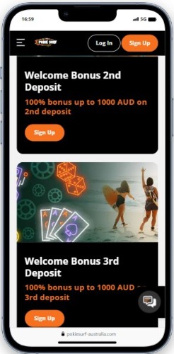 Pokiesurf Mobile Casino Pokiesurf Mobile App