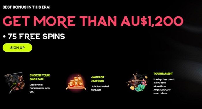 Spin Spin Samurai Casino Aussie