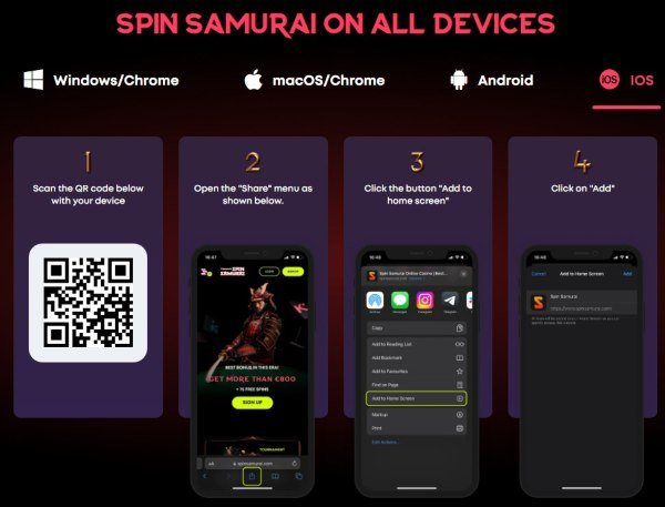 Spin Samurai Mobile App Spin Samurai Mobile App