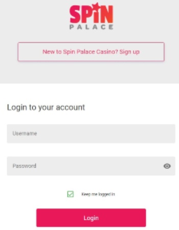 Spin Palace Login Spin Palace Login