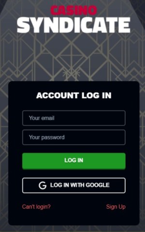 Syndicate Casino Login Syndicate Casino Login